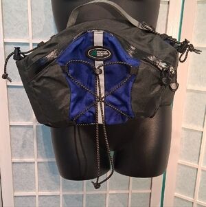 MEC Black and Blue Belt Bag / Hip Bag 6662